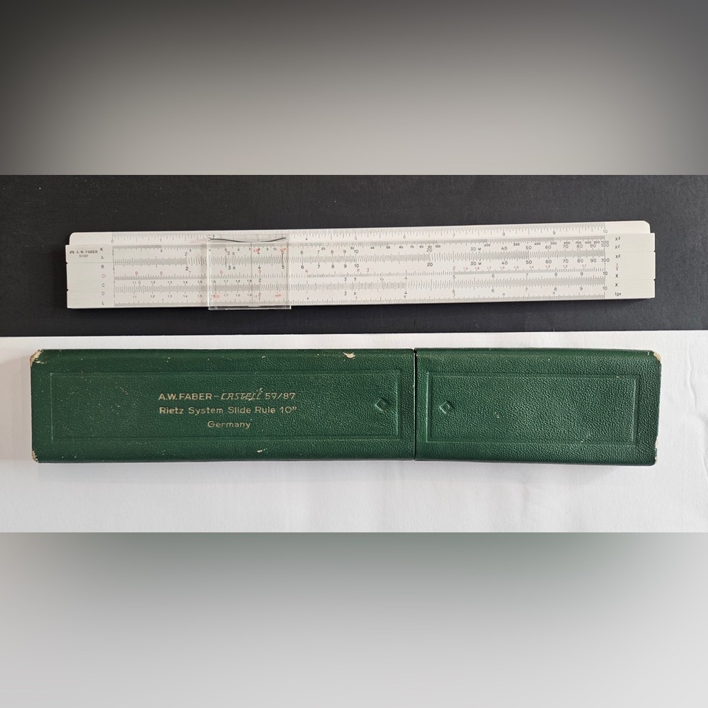 A. W. Faber Castell Slide Rule 57/87 From Germany